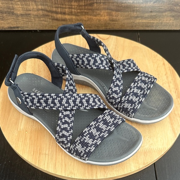 Martha Stewart x Skechers Reggae Cup Washable Vegan Sport Sandals 7M - Picture 1 of 7